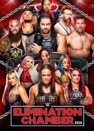 It's the final stop on the road to wrestlemania as wwe's top superstars step inside the elimination chamber! Wwe Elimination Chamber 2020 Poster By Chirantha On Deviantart Wwe Events Wwe Wrestling Wwe