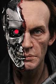 So actor Lance Henriksen was the original choice for the Terminator in the  first movie before Schwarzenegger became available this is a mock up of  what he could of looked like