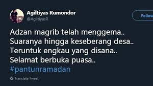 Saat hari raya idulfitri tiba, semua orang saling mengucapkan maaf dan memberi ucapan selamat hari lebaran. Deretan Pantun Lucu Edisi Ramadan Bikin Semangat Puasa Citizen6 Liputan6 Com