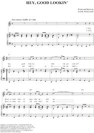 Hey Good Lookin Sheet Music Onlinesheetmusic Com