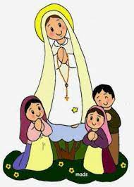 Tendrán ocasión de padecer y sufrir, pero la gracia de dios los fortalecerá y asistirá, dijo la virgen a estos niños, a quienes vio todos los 13 de cada mes. Virgen De Fatima Virgen Caricatura Nuestra Senora De Fatima Ilustraciones