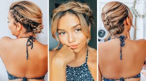You're getting ready to say 'i do' and even with your short hair, you dream of having a romantic chignon for the big day. 3 Summer Hairstyles To Beat The Heat Short To Medium Length Ashley Bloomfield Youtube