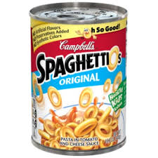 1 can (10 3/4 oz.) campbell's® condensed cheddar cheese soup. Buy Campbell S Spaghettios American Food Shop