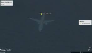 Zoom in on the google satellite map and you can make out the plane's tail and the passenger windows. Dad Spots Aircraft Under The Sea On Google Earth Off Scotland Coast Mirror Online