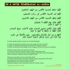 Penyair dan tokoh masyarakat doa untuk palestina. Teks Doa Untuk Masjid Al Aqsa Berbagai Teks Penting