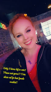 It's karaoke time!! Come hang with me now until almost 2!! Get here early  while the list is low and the cover is off! If you haven't already, please  consider voting me