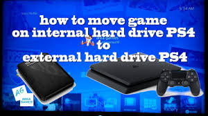 Tutorial How To Move Game On Internal Hard Drive Ps4 To External Hard Drive Ps4 Youtube