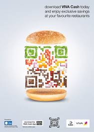 Viva Cash Qr Codes On Behance Food Poster Design Food Graphic Design Promotional Design