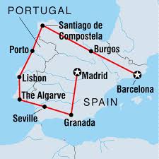 Map of spain and portugal, corrected and augmented from the map published by d. Tours In Europe Spain And Portugal Spain Travel Portugal Travel
