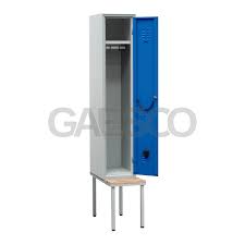 Armadietto metallo a un solo click. Armadietto Spogliatoio Metallo Con Panca 1 Posto Cm 35x65x210h