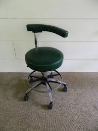 Vintage Del Tube Dentist Chair Orange Doctor Stool Industrial Etsy Chair Leather Chair With Ottoman Doctors Stool