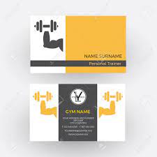 Free to download and print. Abstract Sign Personal Trainer Business Card Royalty Free Cliparts Vectors And Stock Illustration Image 64061526
