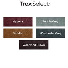 Trex Select Grooved Edge Deck Boards Madeira 12 Ft