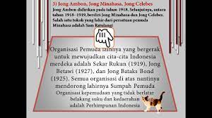 Organisasi kepemudaan sebagai organisasi masyarakat. Ppkn Kl 8 Bab V Sub A Arti Dan Makna Sumpah Pemuda Dalam Perjuangan Kemerdekaan Republik Indonesia Youtube