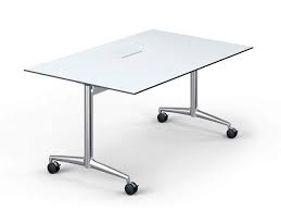 Folding Rectangular Meeting Table With Casters Fina Fold By Brunner Contract Furniture Rectangular Meeting Table