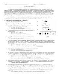 It's crucial to be in a position to interpret pedigree charts so as to learn the pattern of a disease or condition. Genetics Pedigree Worksheet Answers Nidecmege