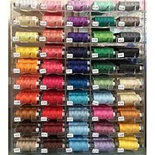 Sewing Machine Moon Thread From Coats Germany X 48 Assorted Cones Of 1000 Yards Of Popular Colour Polyester Thread