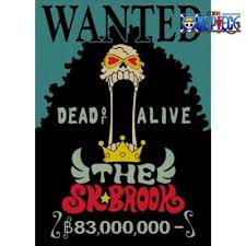 Total harga mereka sekarang adalah 1.570.000.100 berry. One Piece Brook Burukku Nostalgic Retro Kraft Paper Poster One Piece Store