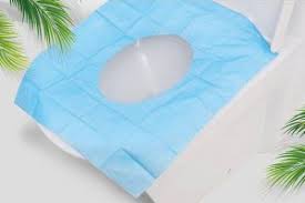 A disposable toilet seat cover is a temporary cover, usually paper or plastic, that is placed on an open toilet's seat ring to protect the user from contamination. Disposable Toilet Seat Covers Wholesale Toilet Seat Cover Manufacturer