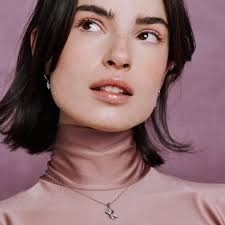 Collana Con Fiocco Rosato Storie RZ243R