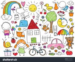 Collection Of Cute Children S Drawings Of Kids Animals Nature Objects Drawing For Kids Doodles Doodle Drawings Excellent for use during writer's workshop, especially for children who are still drawing stick.
