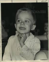 1965 Press Photo Cancer Victim Mark Flaherty at Circus, New Orleans