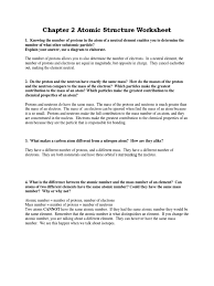 Atomic structure worksheet what type of charge does a proton have? Chapter 2 Atomic Structure Worksheet Answers Atoms Proton