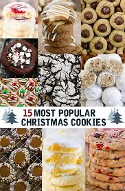 Top ten christmas cookies recipes. 15 Most Popular Christmas Cookie Recipes Swanky Recipes