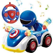 Buy Nqd سيارة التحكم عن بعد للأطفال الصغار Rc الكرتون سباق السيارات مع الموسيقى والأضواء 2 4غيغاهرتز راديو التحكم Rc لعبة سيارة للأطفال الأزرق Online In Bahrain B07ysrqyp2