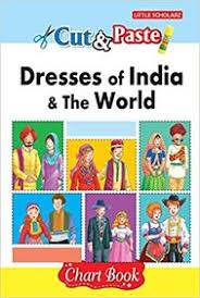 Buy Cut Paste Dresses Of India World Chart Book Book