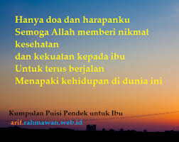 Berharap kehadirannya itu tak hanya mimpi, namun menjadi kenyataan. Kumpulan Puisi Pendek Untuk Ibu Menyentuh Hati Operator Sekolah
