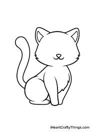 Kitten Drawing How To Draw A Kitten Step By Step