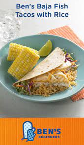 Serve rice, fish, corn, avocado, and pickled red onions (if using) in warm tortillas. Pin By Ben S Original On Ben S Beginners 2017 Recipes Cooking Recipes Mexican Food Recipes