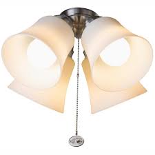 The cost is higher when you buy both separately, but that might give you. Hampton Bay Williamson Led Universal Ceiling Fan Light Kit 64401 The Home Depot