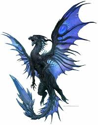 Black And Blue Dragon Drawing I Love The Wings So Much Dragon Pictures Dragon Artwork Dragon Drawing