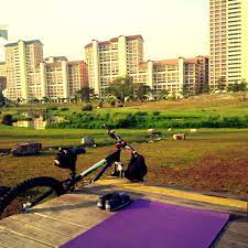 My Perfect Day Yoga Bike Riding My Ride Photo