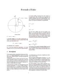 Rectangular form on the left, polar to the right. Formule D Euler Analyse Complexe Analyse Mathematique