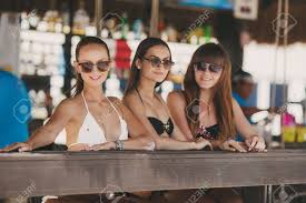 Maybe you would like to learn more about one of these? Three Beautiful Sexy Women In Bikini In Bar On Hawaii At Beach Stock Photo Picture And Royalty Free Image Image 36087599