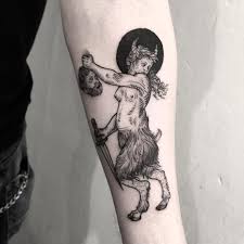 Rebecca Dewinter Rebeccadewinterttt On Instagram Satyr For Brett Thanks Rebeccadewintertattoo Gmail Com Tattoos Satyr Tattoo Designs