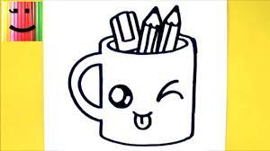 Si vous êtes nouveau ici, vous voudrez sans doute lire mon guide du pastelliste débutant pour démarrer facilement aux … Comment Dessiner Tasse Crayons Kawaii Dessin Kawaii Et Facile Youtube