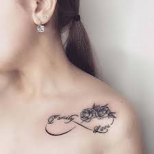 43 Jaw Dropping Collar Bone Tattoos For Women Page 4 Of 4 Stayglam Elegant Tattoos Tattoos For Daughters Infinity Tattoo Designs