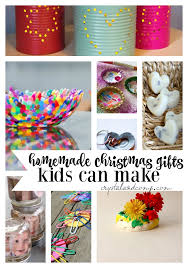 Christmas tunes have been playing inside every store for weeks now, and you're still feeling clueless as to what gifts to give those kiddos. 25 Homemade Christmas Gifts Kids Can Make