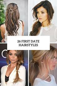 Easy updos for long hair /via. 26 Cute And Easy First Date Hairstyle Ideas Styleoholic