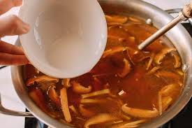 Bring to a boil, and simmer for 10 minutes. Hot And Sour Soup Just Like The Restaurants Make It The Woks Of Life