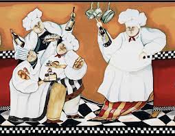 5 out of 5 stars. Wall Plaque Fat Chef Pictures Decor Set 2 Bistro Kitchen Decoration
