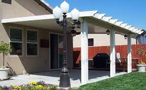 Your patio cover kit comes with standard alumawood posts, but you have the option to customize your cover with fiberglass columns instead. Patio Cover Kits Aluminum Patio Covers Pergola Diy Aluminum Patio Cover