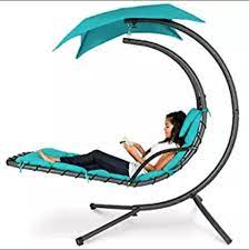 best choice products outdoor hanging curved chaise lounge chair hammock swing chair hanging hammock chair swinging chair