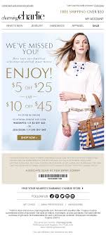 Charming Charlie Re Engagement Email 3 30 2015 Engagement Emails Email Design Email Marketing