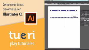 Como Crear Lineas Discontinuas En Illustrator Cc Youtube