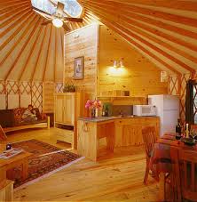 A Yurt Interior Interior I Like Darker Wood Myself But It S A Yurt Yurt Home Yurt Interior Yurt Living